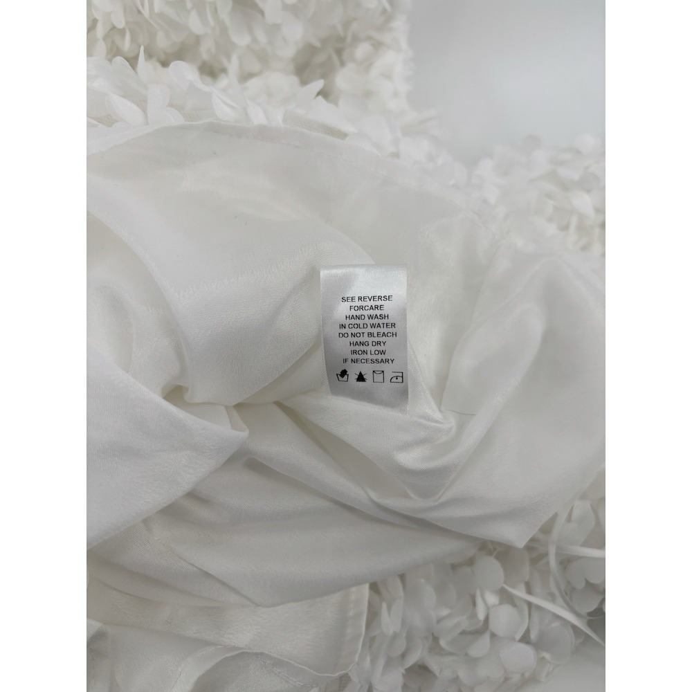 AKIRA Treat Me Well Textured Mini Dress M Backless Detachable Bow Bridal Party - Picture 15 of 16